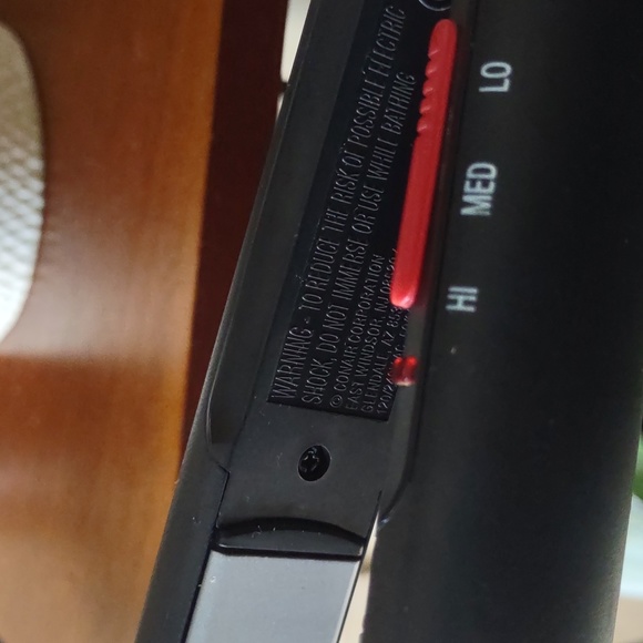 2PC BLACK DIGITAL FLATIRON SET WITH HAIR CLIPS - Picture 8 of 12